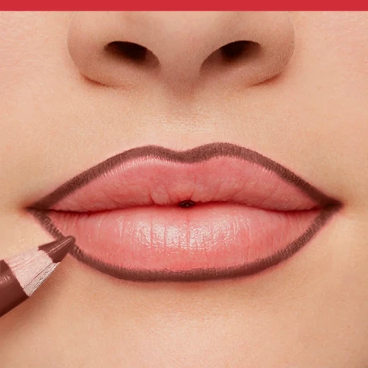 Bourjois Velvet Contour Lip Pencil Shade 14 Long Lasting Lip Liner Makeup Precise Application - Bourjois - Image 3