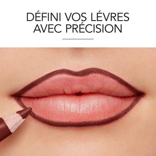 Bourjois Velvet Contour Lip Liner 12 Brunette Creamy Matte Finish Long Lasting Lip Makeup - Bourjois - Image 2