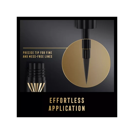 Max Factor Masterpiece Waterproof Matte Liquid Eyeliner Black Long Lasting Precision Makeup - Max Factor - Image 2