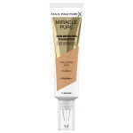 Max Factor Miracle Pure Radiant Complexion Foundation SPF 30 Golden 75 Makeup 30ml Flawless Finish - Max Factor