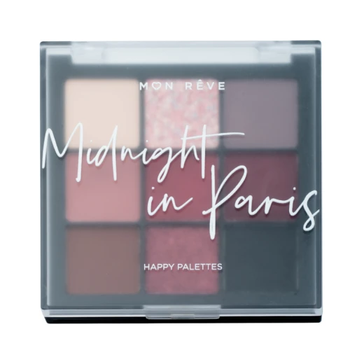 Mon Reve Midnight in Paris Eyeshadow Palette Glamorous Makeup Kit Diverse Eye Looks 9 Shade Kit - Mon Reve - Image 4