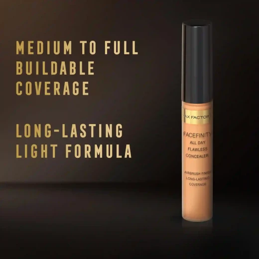 Max Factor Facefinity All Day Concealer Flawless Coverage Long Lasting Makeup for Imperfections 30 Hour Wear - Max Factor - Image 3