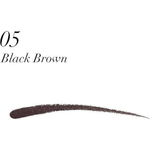 MAX FACTOR Black Brown Brow Slanted Pencil with Spoolie Brush for Defined Eyebrows Makeup Long Lasting 1 Count - Max Factor - Image 3