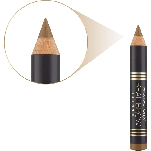 Max Factor Real Brow Eyebrow Pencil Blonde 000 Natural Definition Long Lasting Makeup for Brows - Max Factor - Image 3