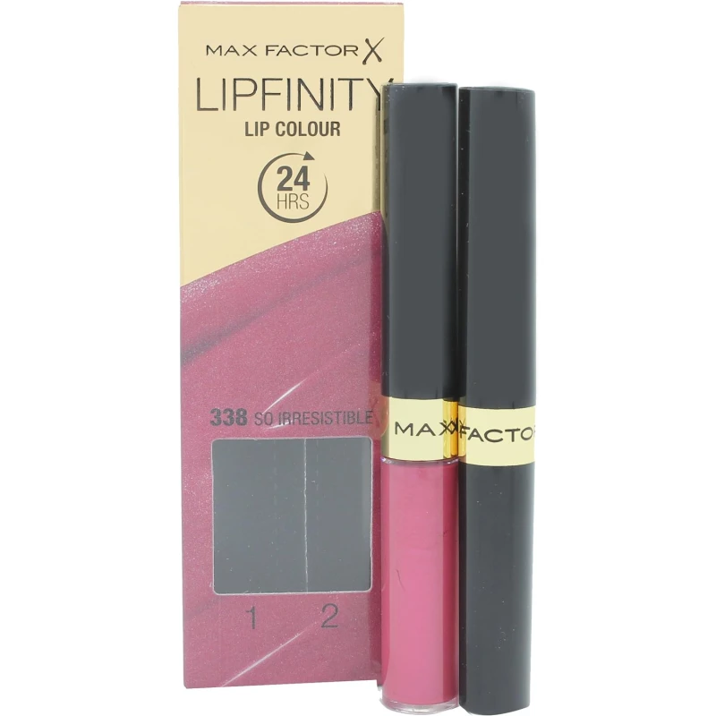 Max Factor Lipfinity Lipstick with Gloss , So Irresistible 338 - Max Factor