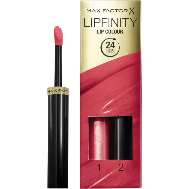 Max Factor Lipfinity 026 So Delightful Long Lasting Matte Lipstick with Gloss Finish for Lips - Max Factor