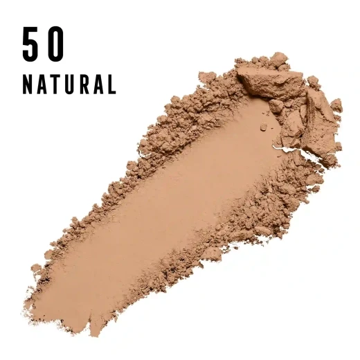 Max Factor Crème Puff Face Powder 50 Natural Medium Coverage Matte Finish Compact Makeup for Flawless Skin - Max Factor - Image 5