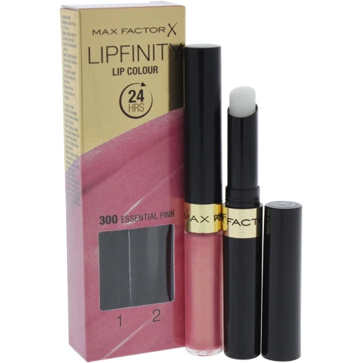 Max Factor Lipfinity 300 Pink Long Lasting Matte Lipstick Set with Gloss Makeup for All Day Wear Max Factor Lipfinity 300 Pink Long Lasting Matte Lipstick Set with Gloss Makeup for All Day Wear