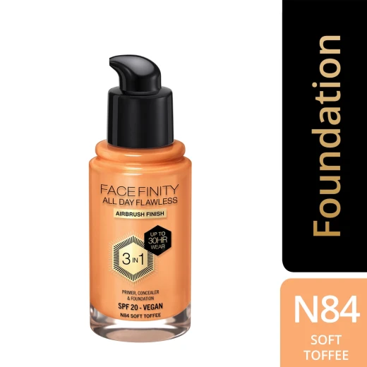 Max Factor Facefinity All Day Flawless 3 in1 Foundation 30ml N84 SOFT TOFFEE - Max Factor - Image 5