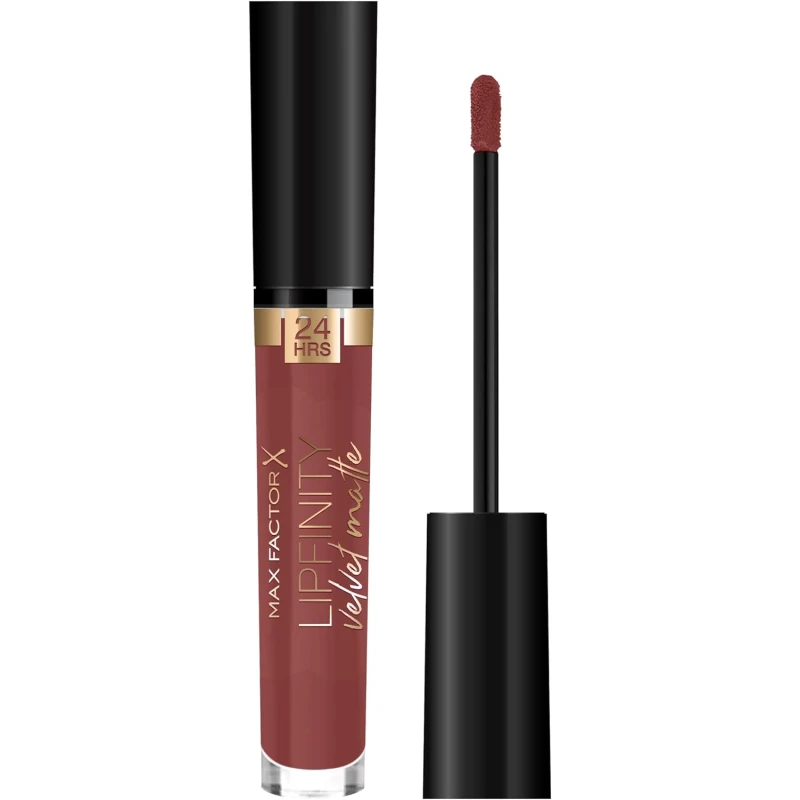 Max Factor Lipfinity Velvet Modest Mauve Matte Lipstick Long Lasting Hydration Makeup 12 Shades - Max Factor