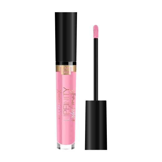 Max Factor Lipfinity Velvet Lipstick PINK DIP Long Lasting Matte Liquid Lipstick for Soft Lips - Max Factor - Image 5