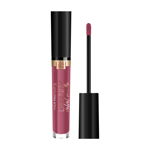 Max Factor Lipfinity Velvet Matte Merlot Long Lasting Liquid Lipstick Moisturizing Makeup All Day Wear - Max Factor - Image 2
