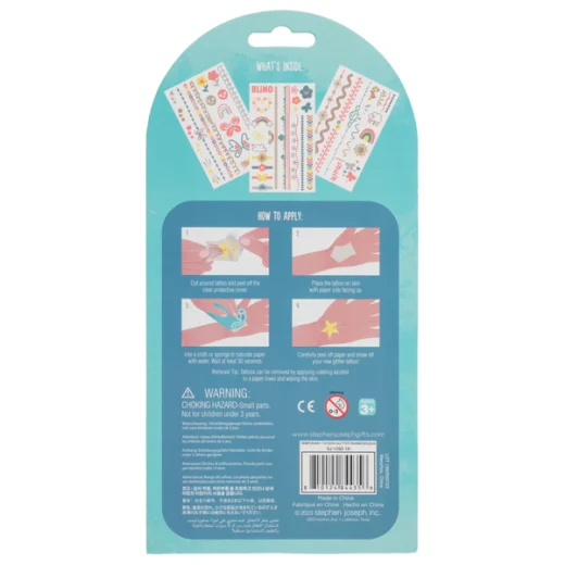 Stephen Joseph - Temporary Tattoos | Glitter Rainbows - Stephen Joseph - Image 2