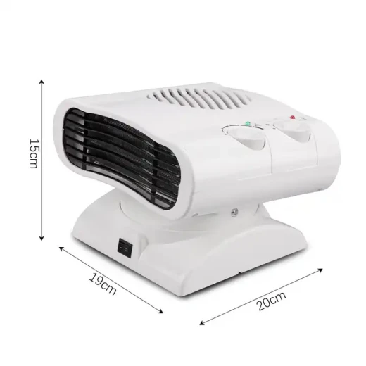 RAF Electric Hot Air Blower Mini Portable Fan Heater 2000W - RAF - Image 2