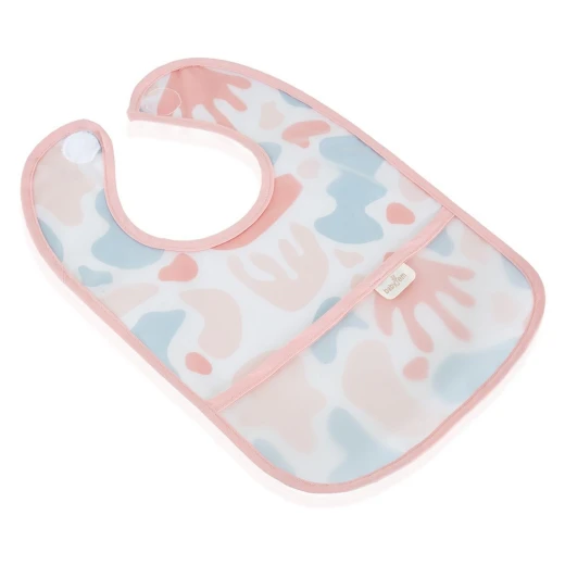 BabyJem Double Sided Resistant Bib PUZZLE Pink - BabyJem - Image 5