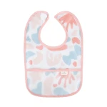 BabyJem Double Sided Resistant Bib PUZZLE Pink - BabyJem