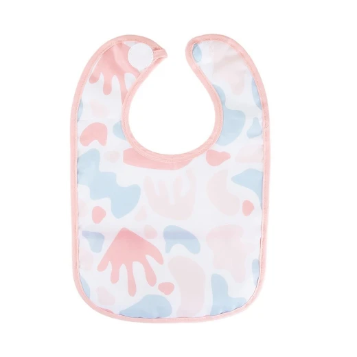 BabyJem Double Sided Resistant Bib PUZZLE Pink - BabyJem - Image 6