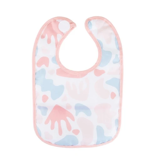BabyJem Double Sided Resistant Bib PUZZLE Pink - BabyJem - Image 3