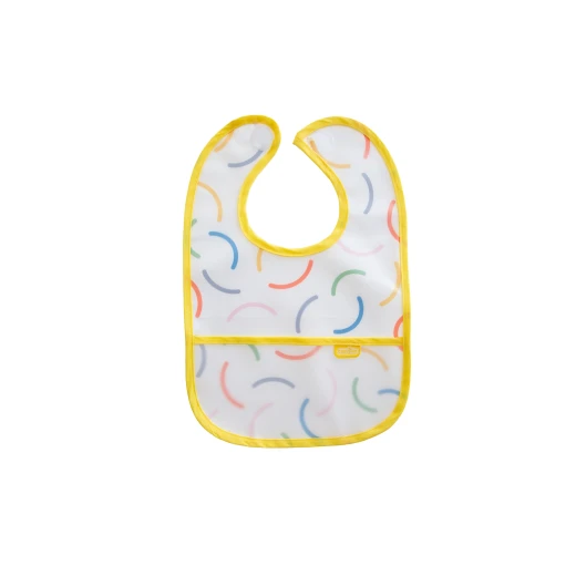BabyJem Double Sided Resistant Bib SmileyFace Yellow BabyJem Double Sided Resistant Bib SmileyFace Yellow