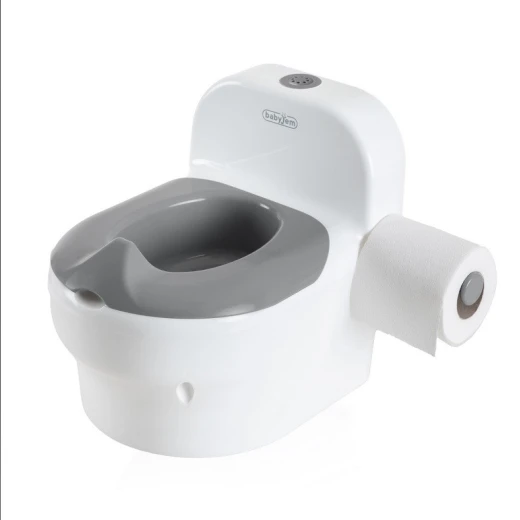 BabyJem Potty Training W/ Flush Sound, White - BabyJem - Image 6