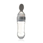 BabyJem Squeezing Bottle, Grey - BabyJem