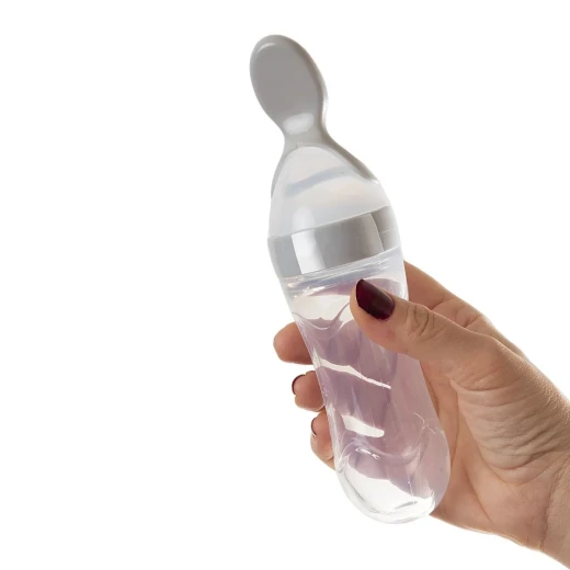 BabyJem Squeezing Bottle, Grey - BabyJem - Image 2
