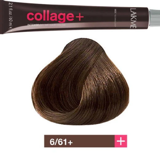 Lakme Collage Plus Intense Ash Chestnut Dark Blonde Cream Hair Color 6/61+ Lakme Collage Plus Intense Ash Chestnut Dark Blonde Cream Hair Color 6/61+