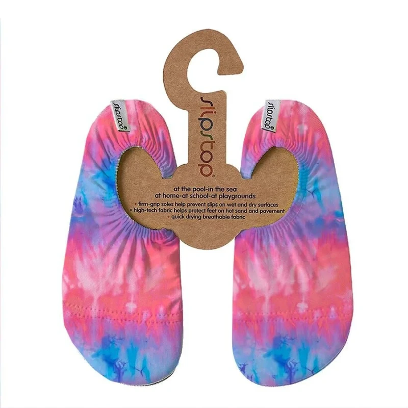 Slipstop Tiedye Junior Girls Anti-Slip Booties INF - Slipstop