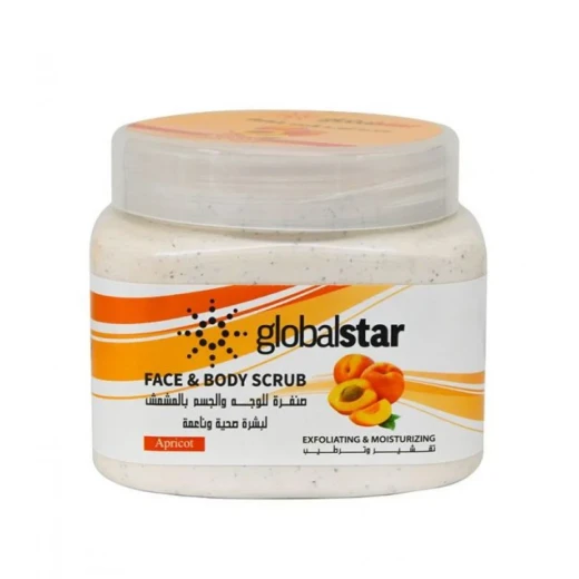 Global Star Apricot Face & Body Scrub 500ml - Global Star - Image 2