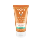 كريم واقي من الشمس كابيتال سولي بلمسة مخملية +SPF50 من فيشي 50مل - فيتشي