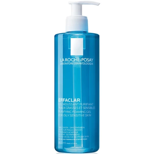 La Roche Posay Effaclar Purifying Foaming Gel Cleanser 400ml La Roche Posay Effaclar Purifying Foaming Gel Cleanser 400ml
