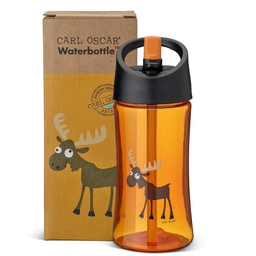 Carl Oscar Water Bottle Kids 0.35 L - Orange - Carl Oscar - Image 2