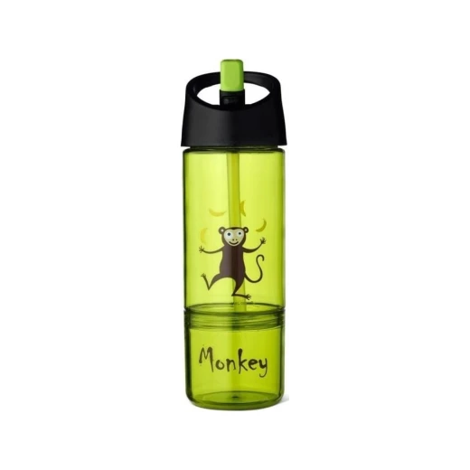 Carl Oscar 2 in 1 bottle, drinking bottle with food cup and spout for children - Carl Oscar - Image 3