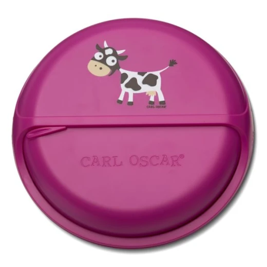 Carl Oscar BIG SnackDISC™ 5-chamber rotating snack container Purple - Carl Oscar - Image 2
