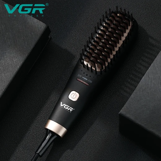 VGR Professional Hair Straightener Comb with Indicator Light - VGR - Image 4