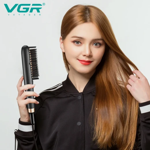 VGR Professional Hair Straightener Comb with Indicator Light - VGR - Image 6