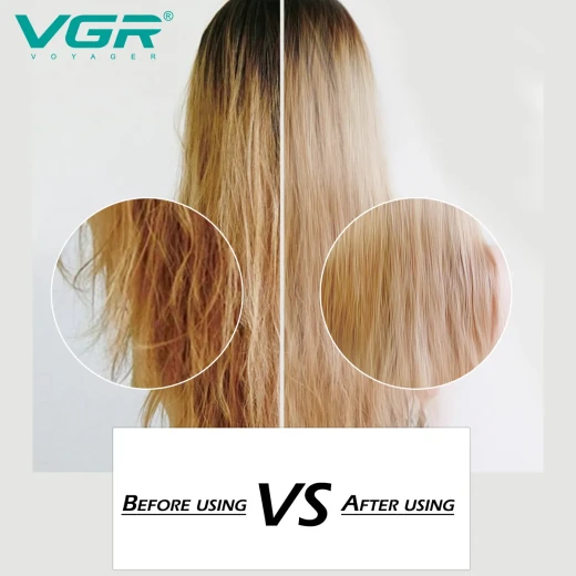VGR Professional Hair Straightener Comb with Indicator Light - VGR - Image 7