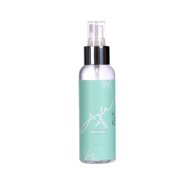 Ayla  Deep clean and moisturizing TONER for Face & Neck -Natural Aloe Vera with D-panthenol  - Ayla Naturals