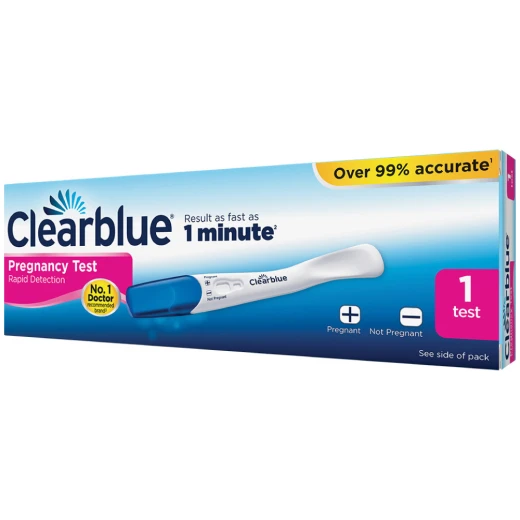 CLEARBLUE PREGNANCY RAPID DETECTION TEST CLEARBLUE PREGNANCY RAPID DETECTION TEST