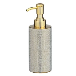 Wenko Liquid Soap Dispenser Nuria Gold/White