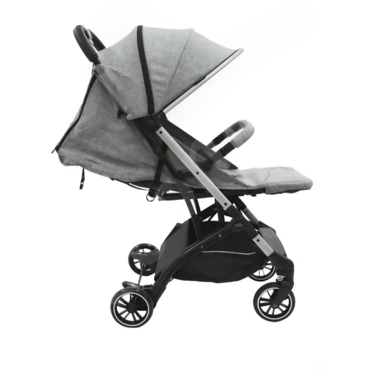 Cam Compass Stroller, Gray and Silver Chassis - Cam - Image 6