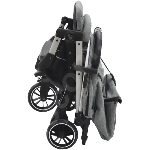 Cam Compass Stroller, Gray and Silver Chassis - Cam - Image 3
