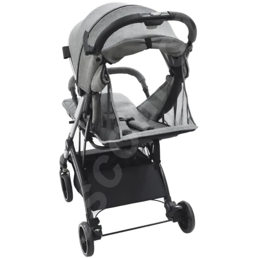 Cam Compass Stroller, Gray and Silver Chassis - Cam - Image 2
