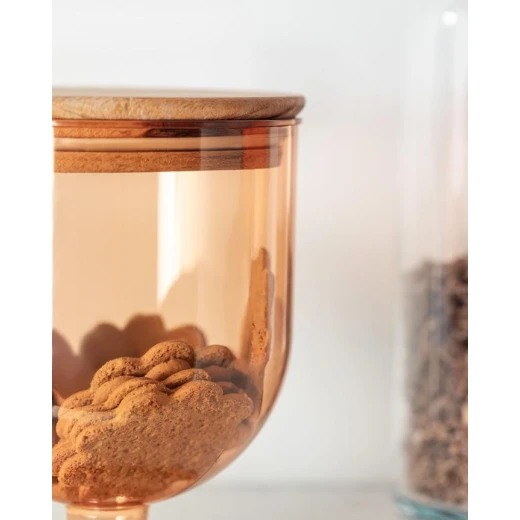 Madame Coco Marion Storage Container with Wooden Lid 900ml - Madame COCO - Image 3