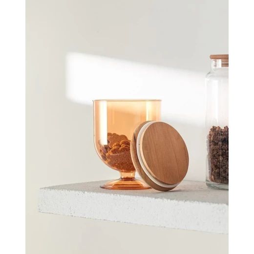 Madame Coco Marion Storage Container with Wooden Lid 900ml - Madame COCO - Image 2