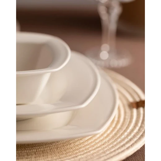 Madame Coco Noya 24 Piece Dinner Set for 6 People - White - Madame COCO - Image 4