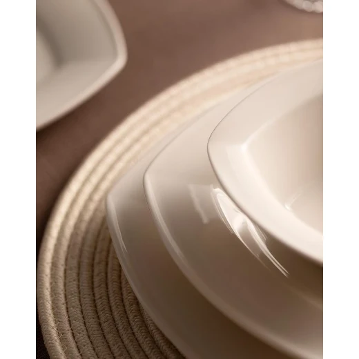 Madame Coco Noya 24 Piece Dinner Set for 6 People - White - Madame COCO - Image 3