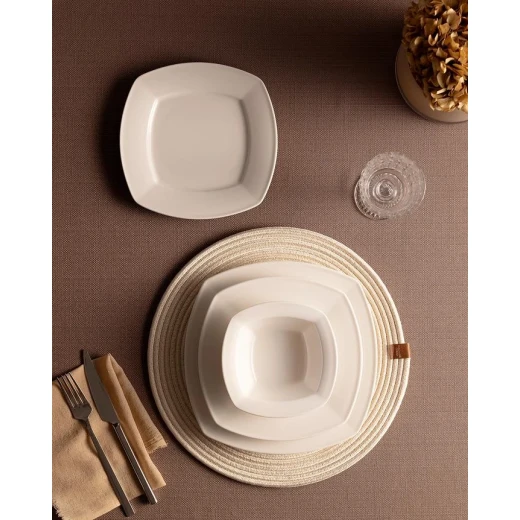 Madame Coco Noya 24 Piece Dinner Set for 6 People - White - Madame COCO - Image 2