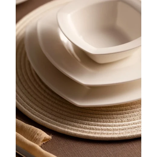 Madame Coco Noya 24 Piece Dinner Set for 6 People - White - Madame COCO - Image 6