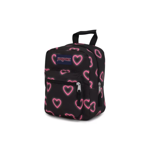 JanSport Big Break Lunch Bag, Happy Hearts Black - JanSport - Image 2